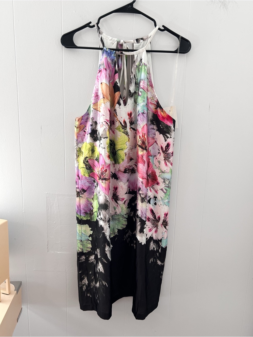 NWT LABEL by Five Twelve Floral Halter Swing Dress Size L